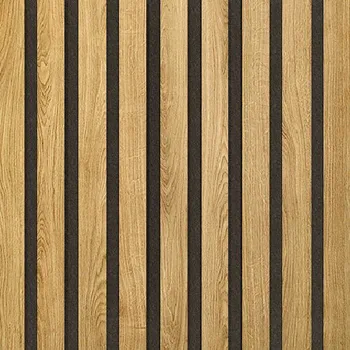 akustický panel Archo Akustický panel Design line CPL Dub corbridge na černém HDF 400 x 400 x 21 mm