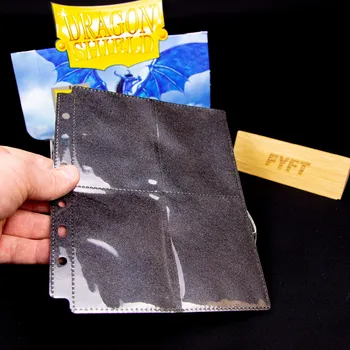 Příslušenství k deskovým hrám Dragon Shield 8 pocket page - Black sideloading