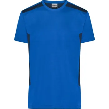 Pánské oblečení Daiber Pánské pracovní tričko Workwear Strong JN1824 Barva: Modrá královská - Modrá námořní, Velikost: XXL