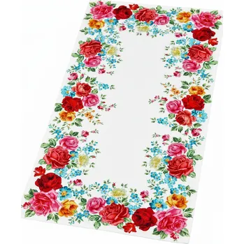 ubrus Vzorovaný ubrus - běhoun na stůl ROSE 60x120 cm Mybesthome