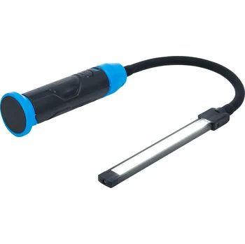 Stojací lampa COB-LED pracovní inspekční světlo, s husím krkem - BGS 85354