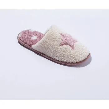 Dámské pantofle Pantofle s motivem hvězd růžová 41