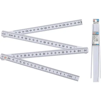metr Metr 2 m skládací plastový, FIBERGLAS - BGS 2052