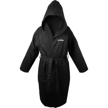 Opasek na cvičení GymBeam Quick-Dry Bathrobe Black L černá