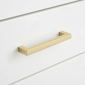 Nábytkové kování Siro Úchytka ZETA / Zlatá 128 mm