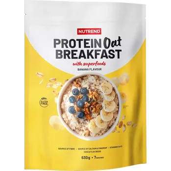 Protein NUTREND Protein Oat Breakfast, sáček, 630 g banán