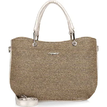 Módní doplněk Dámská kabelka RIEKER C2434-148-065 béžová W5 -UNI-