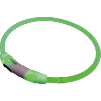 Obojek pro psa Obojek svítící 45 cm zelený Nobby