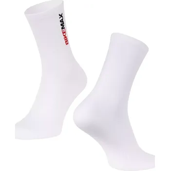 Pánské ponožky ponožky BIKEMAX DNA PRO, bílé S-M/36-41