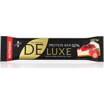 NUTREND Deluxe, tyčinka, 60 g jahodový cheesecake
