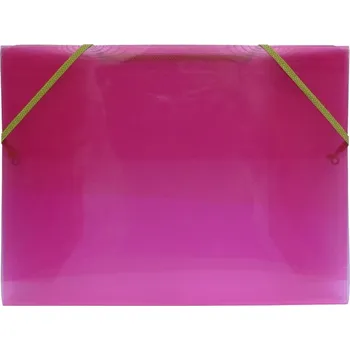 Archivační box Europen desky 3 klopy s gumou Europen A4 červené 473431