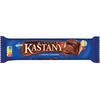 Cukrovinka Kaštany MLÉČNÉ 45g cena za kartonové balení (Kartonové balení : 48 ks)