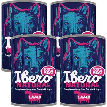 Krmivo pro psa Ibero Natural Dog Adult Lamb - 4x400g