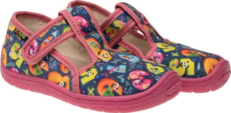 FARE BARE dětské papuče na suchý zip, velikost 23, artikl 5102451