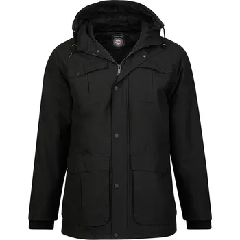 KAM bunda pánská KV81 zimní nadměrná velikost 4XL černá