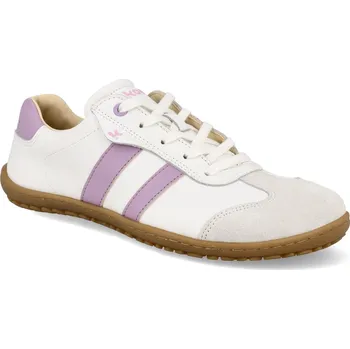 Dámské tenisky Barefoot dámské tenisky Koel - Ila Napa Suede Lila bílé/fialové proužky Velikost: 42