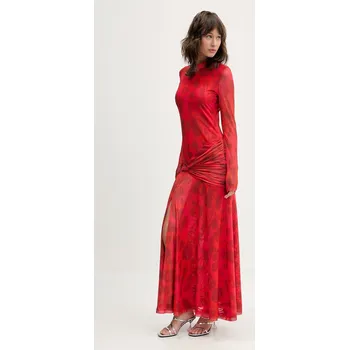 Dámské šaty Šaty Bardot 60243DB2 červená 33X, vel. S