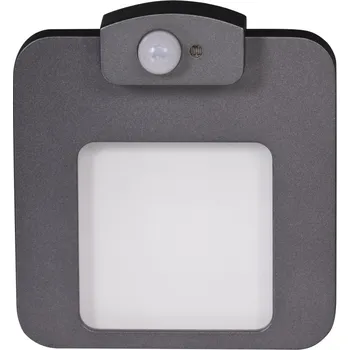 Zamel Světlo LED MOZA s čidlem, pod omítku, do KU krabice, 14Vss, IP20 Barva: Grafit, Teplota světla: 6000K - studená bílá