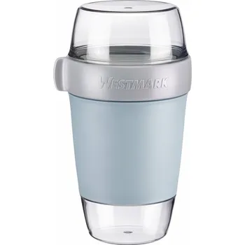 Dóza na potraviny Westmark Třídílná dóza na jídlo, 1150 ml, modrá, L