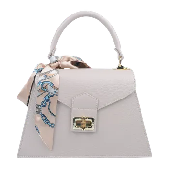 Kabelka NovaKabelka.cz Kožená italská crossbody kabelka Flavia Beige