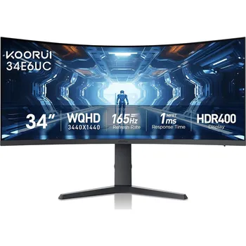 Monitor 34" KOORUI 34E6UC 34E6UC