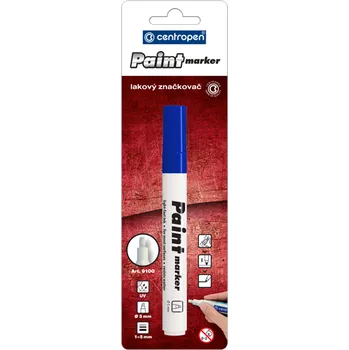 centropen značkovač 9100 lakový modrý 476449