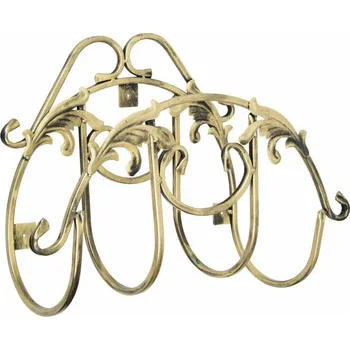 Zahradní úložný box Kovový nástěnný držák na zahradní hadici Arnaut, 48x35 cm, zlatá