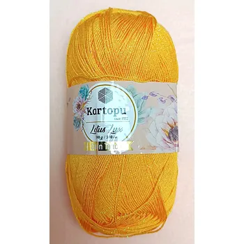 Příze Kartopu příze Lotus Lux žlutá K318