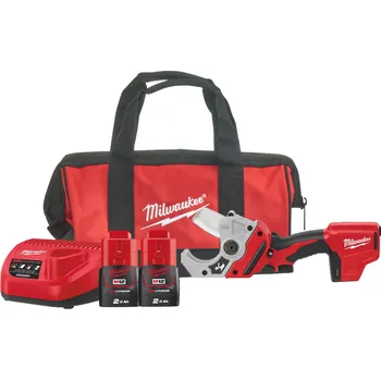 Stavební řezačka MILWAUKEE C12PPC-202B Aku řezačka potrubí