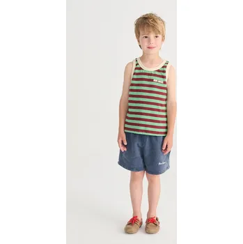 Chlapecké kraťasy Dětské bavlněné šortky Bobo Choses 126AC059 námořnická modř 59X, vel. 111/122