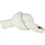 H&L Polštář Uzel imitace beránka 150 x 12 cm bílý