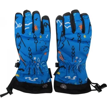 Rukavice Dětské zimní lyžařské rukavice Echt C069 modrá 4-5 let
