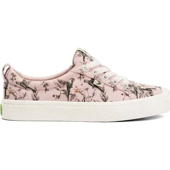 Dámská obuv Dámské volnočasové boty Cariuma OCA Low Pale Lilac Parrot Print Canvas Sneaker