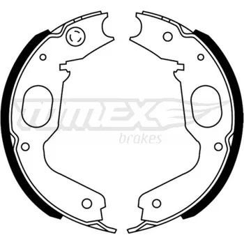 Brzdová čelist Sada brzdových čelistí, TX 22-73