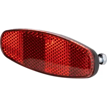 Cyklosvítilna FORCE odrazka zadní na nosič 105 x 31 mm, červená