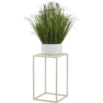 Stojan na květiny STOJAN NA KVĚTINÁČ SIMPLE 40X24X24 CM KRÉMOVÁ