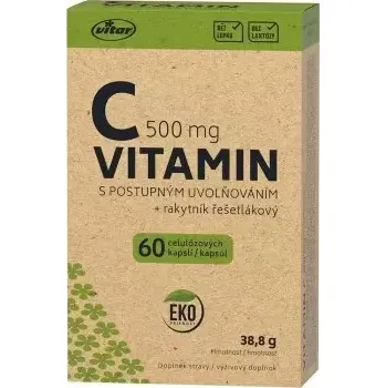 Zdraví VITAR EKO Vitamin C 500 mg, 60 kapslí