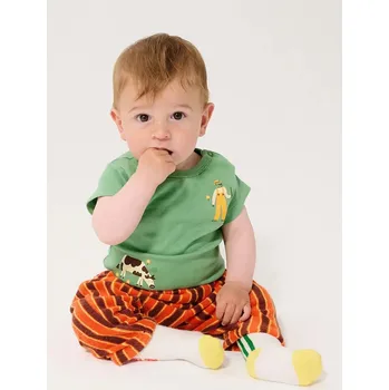 Kojenecký body Kojenecké body Bobo Choses Farm Adventure 126AB004 tyrkysová 67X, vel. 74