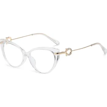 Brýlová obroučka Elegantní brýle proti modrému světlu - Transparentní