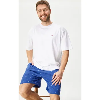 Pánské pyžamo Pánské pyžamo Tommy Hilfiger Regenerative Cotton Strech krátké