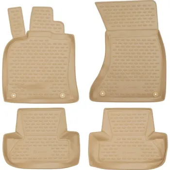 autokoberec Gumové autokoberce Audi Q5 2008-2017 (béžové)