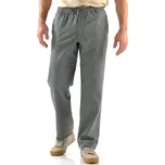 Pohodlné plátěné kalhoty šedá 68/70