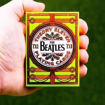 Poker The Beatles - hrací sběratelské karty pro pamětníky Barva: Zelená