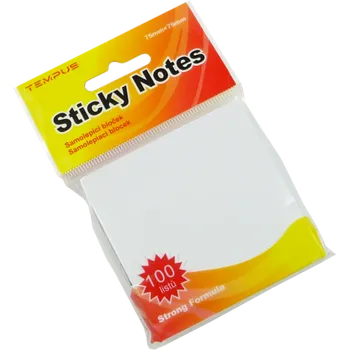 Samolepící bloček bloček samol.pastel 75 x 75 bílý závěs 473274