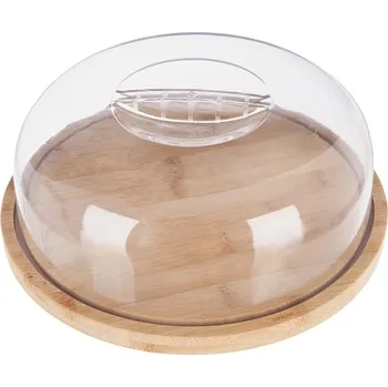 Kuchyňské prkénko Servírovací prkénko s poklopem pr. 26 cm, v. 9 cm