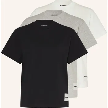 Dámské tričko Jil Sander Balení 3 Triček, černá / šedá / bílá