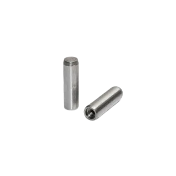 Vrut DIN 7979C 6x16 kolík válcový s vnitřním závitem nekalený, závit M4, bez povrchové úpravy