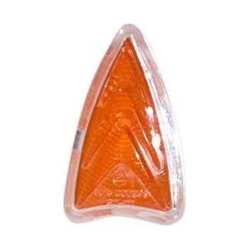 Osvětlení pro motocykl HSM Sklo pro blinkry Micro na motorku, oranžové