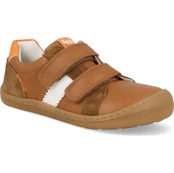 Barefoot dětské tenisky Koel - Denis Napa New 3.0 Cognac orange hnědé Velikost: 24