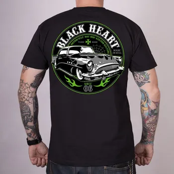 Pánské tričko Pánské Triko BLACK HEART MONSTER 2 jakost Barva: Černá, Velikost: XXL